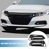 ABSOPRO Car Front Fog Light Cover Grille and for Honda Accord Sport Touring ABS 2 Pieces (Left Right) EX, EX-L, (2018-2020), Plastic, Black,