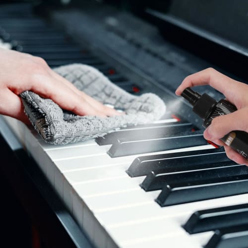 Instrument Polish, Piano Polish & Cleaner 120ml - Piano Key Cleaner, High Gloss Piano Polish, Guitar, Musical Instrument, Piano Cleaner, Maintenance A