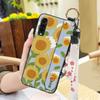 Wrist Strap Flower Phone Case For LG Velvet 4G/5G Shockproof Waterproof Soft Case Fashion Design Anti-dust Kickstand