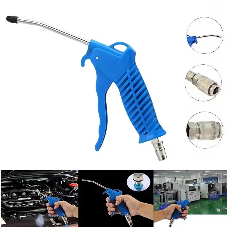 Ergonomic Air Blow Gun High Pressure Dust Cleaner Handheld Pneumatic Tool for Household Workshop Car Use