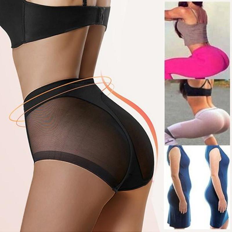 Hohe Elastische Atmungsaktive Slips Frauen Nahtlose Butt Lifter Höschen Shapers Abnehmen Hip Enhancer Shapewear