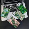 Sommarväxter Grönt Blad Stötsäkert Fodral för iPhone 17 Air 16 16E 15 Pro Max 14 Plus 13 Mini 12 Baksidesfodral Anti-fall Funda
