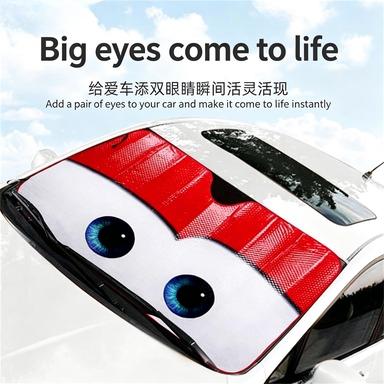 Cartoon Car Sun Visor  Summer Heat Insulation  Sun Visor Car Cover