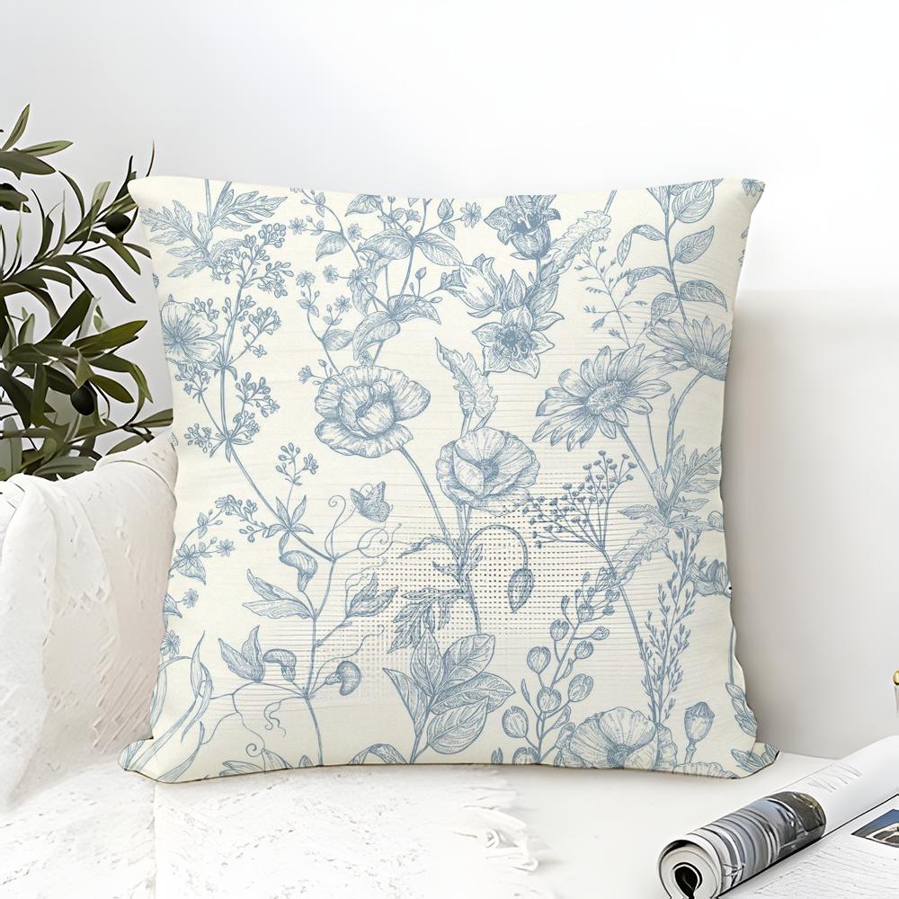 

Fresh Beautiful Floral Pattern Pillow Case linen pillow case sofa home decor cushion cover cushion cove 30X30cm