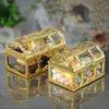 6PCS Plastic Transparent Box Crystal Gem Candy Box Storage Organizer Chest Box Treasure Jewelry