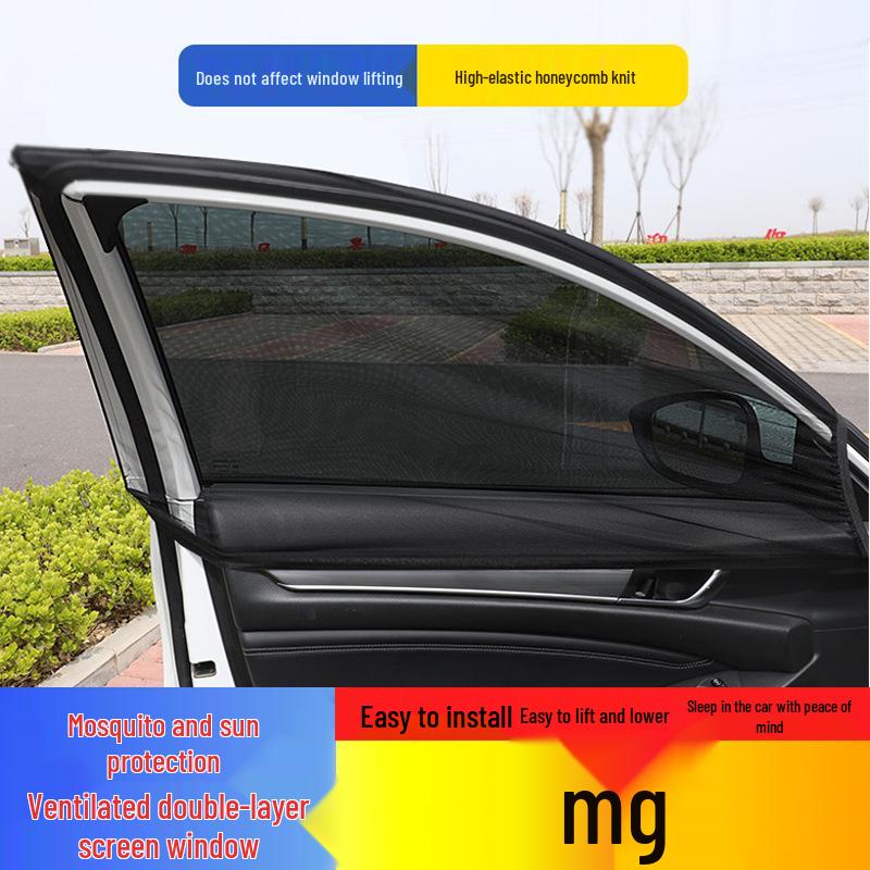 MG & Roewe Car Mosquito-proof Sunshade Window Curtain for ZS, HS, MG3, MG5, MG6.