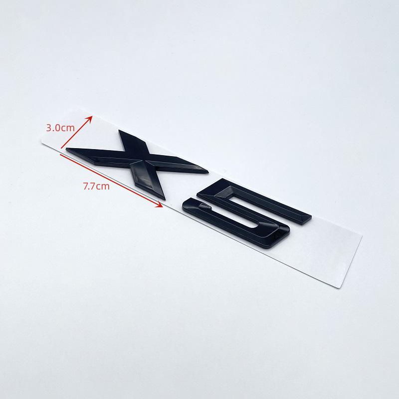 Car Emblem Sticker 3D ABS Glossy Black SDrive18i 20i 23i 25i 28i 30i 35i 40i 45i 50i 55i For BMW X1 X2 X3 X4 X5 X6 X7 GT