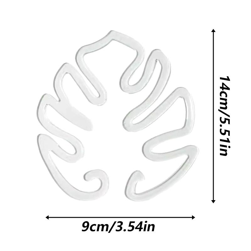 Monstera Shaped Plant Support Easy Installation Decorative Plant Stand Leaf Shape Plants Pole Sturdy Alloy Support Pile Garden