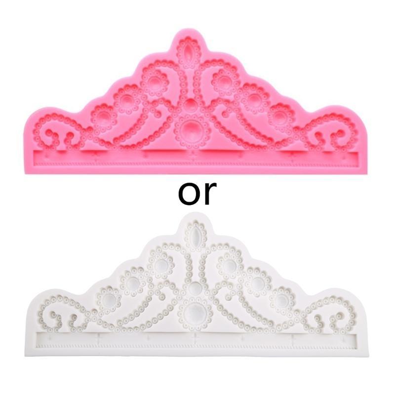 Crown Cake Mold Sugar Craft Silicone Mold Cake Decorating Tools Bakeware