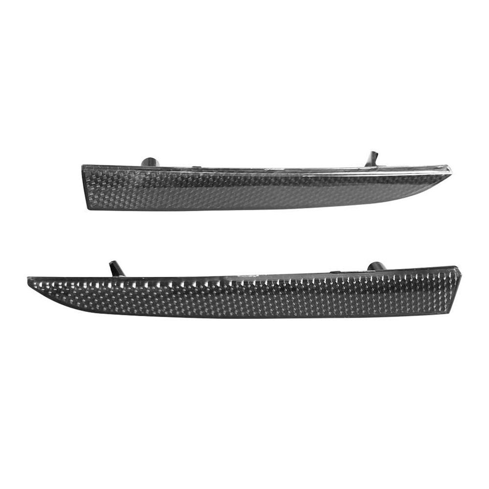 Smoke Lens Rear Bumper Diffuser Reflectors For Chevy Camaro 2016-2022 LT SS ZL1