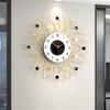 Silent Wall Clock With Light Modern Luxury Watches Large Minimalist Clocks Walls Decor Home Bedroom Living Room Decorations