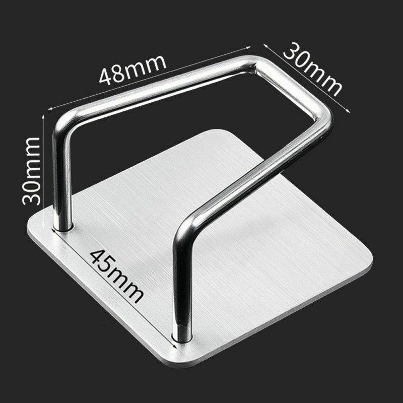 Stainless Steel Sponges Racks Self Adhesive Kitchen Sink Sponges Drain Drying Rack Storage Holder Accessories Storage Holders