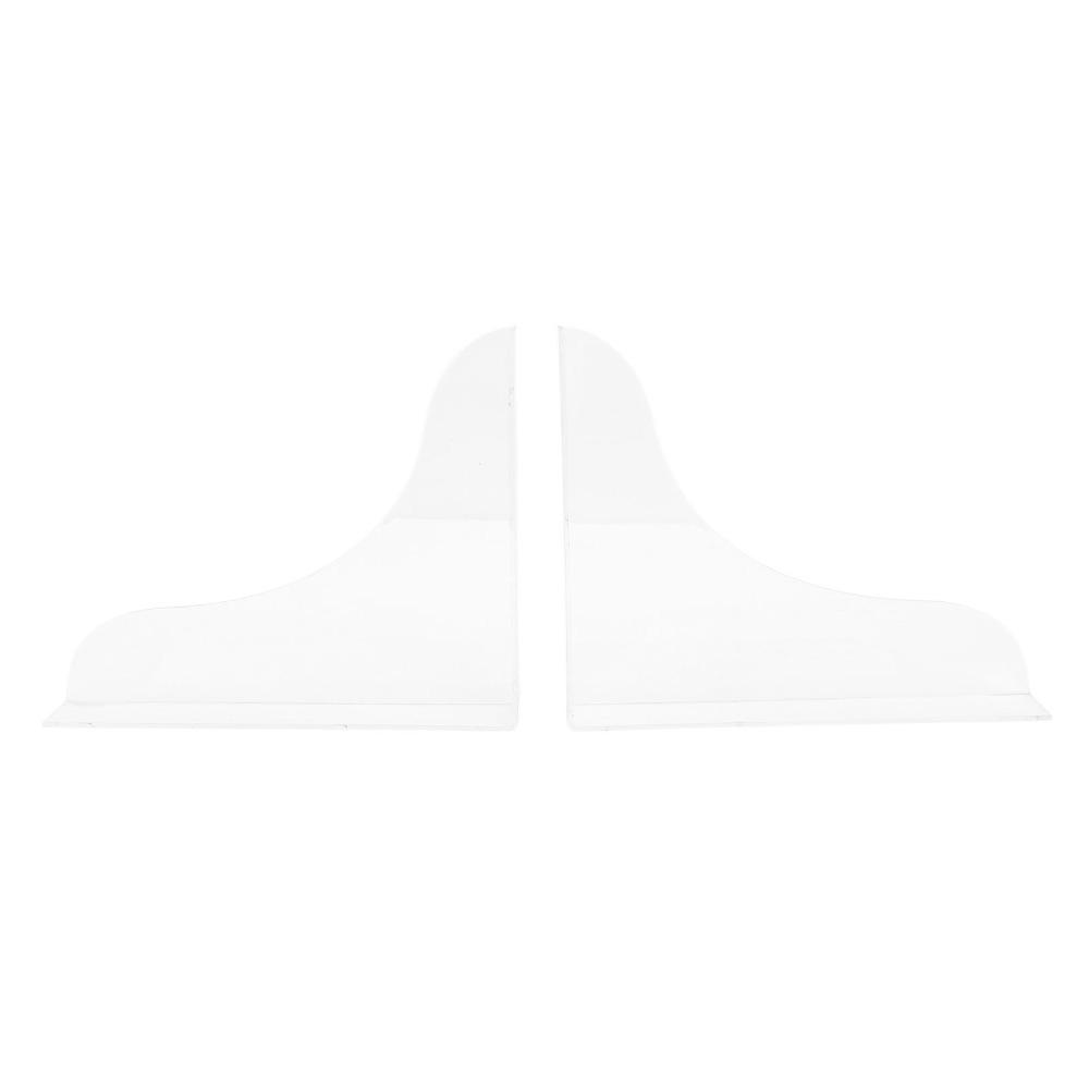 2pcs Acrylic Shower Splash Guard Clear Transparent Bathtub Water Blocker  For Bathroom Use