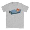Pumuckl Got Tired And Went To Sleep Cotton Tshirt For Male Beach Vintage T Shirts Harajuku Tees Plus Size Print Tops