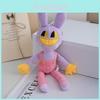 Adorable Colorful Dinosaur Plush Toy Circus Themed Gift Cute Clown Bunny Stuffed Animal