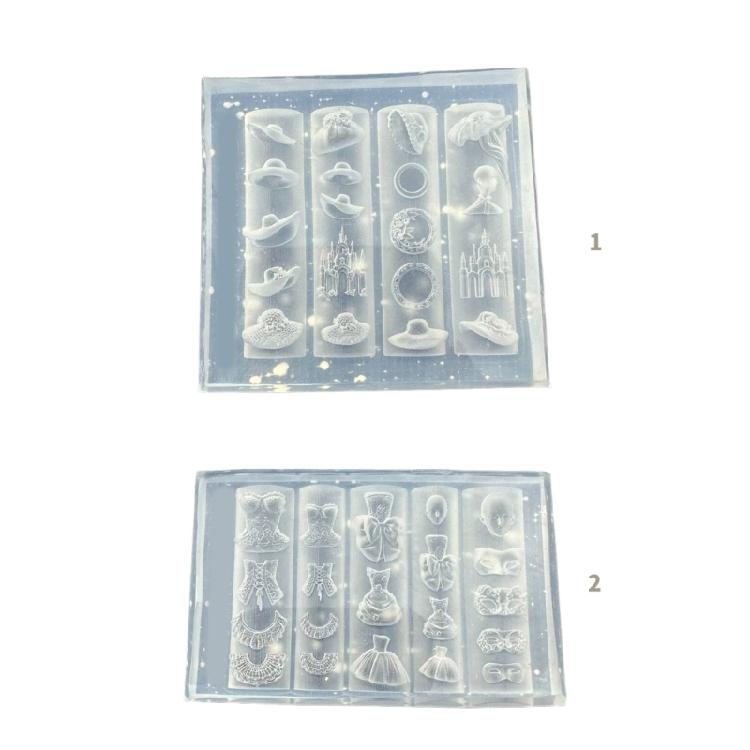 Soft Shapeable Silicone Face Casting Tool Ideal for Theme Parties and Artistics Nail Pattern