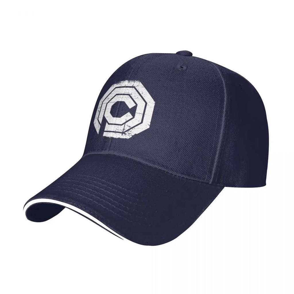 OCP Logo from Robocop Baseball Cap Derby Hat Unisex's Big Size Hat Sun Caps Hats Women Unisex's