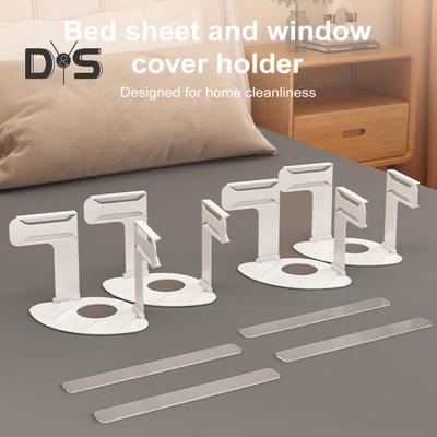 4/8 szt. Uchwyt na prześcieradło Mocowania do prześcieradła Narożne paski do prześcieradła z gumką Utrzymują prześcieradła mocno i napięte dla wszystkich rozmiarów materaca