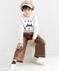 Bee Print Size Panda X White T-Shirt, Girls, Boys, Kids, Spring, Autumn, Winter, Taa05043, 140cm, 36. Style