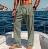 2026 Cross-Border Autumn Elastic Waist Straight-Leg Pants: Comfortable, Breathable for Outdoor or Beach Vacation