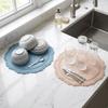 Non Slip Placemat Silicone Drainage Pad Easy To Clean Heat Insulation Mat  Afternoon Tea