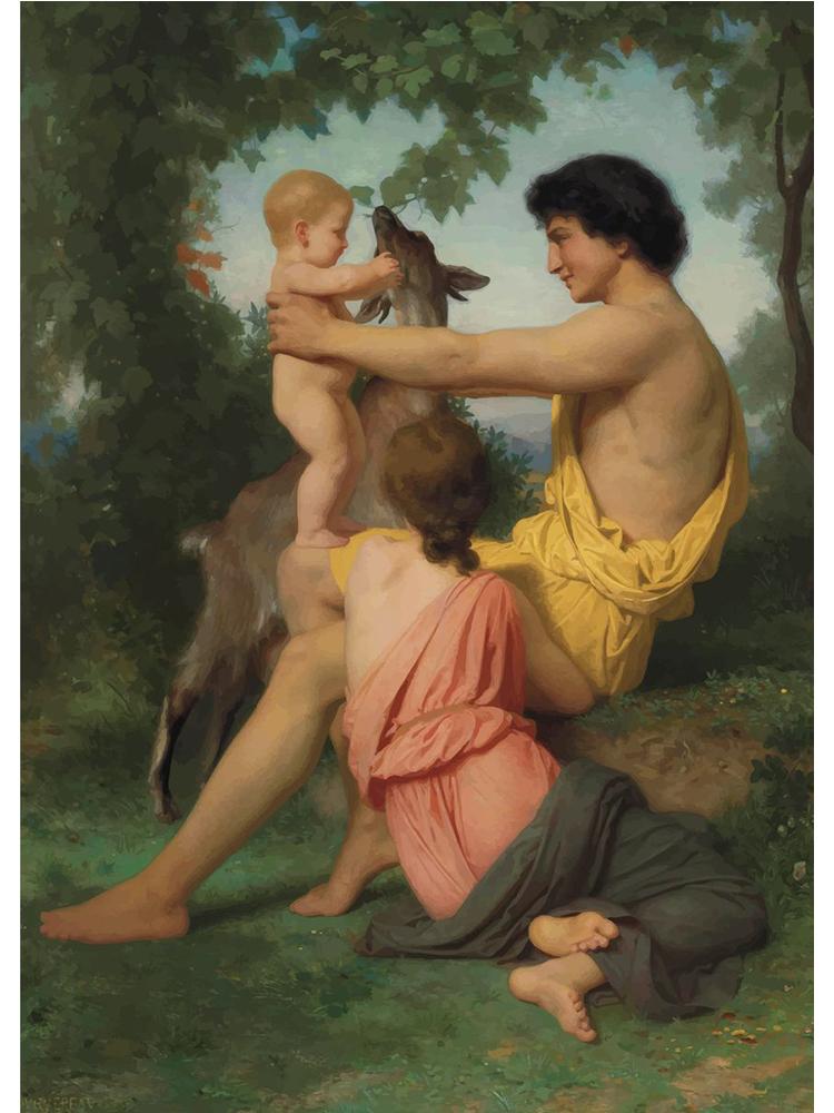 Artist William Bouguereau Classic Artwork Poster Canvas Oil Painting Woman Figure Wall Art For Living Room Home Decoration