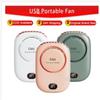 Portable Handheld Mini Fan Adjustable 3 Speeds Usb Rechargeable Ultra-quiet Electric Fan