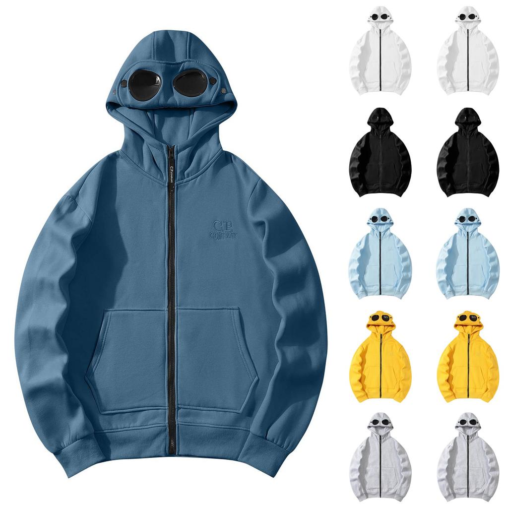 Gensere for menn og kvinner Mote Casual Genser Løs Kortermet Cardigan Langermet Hettejakke