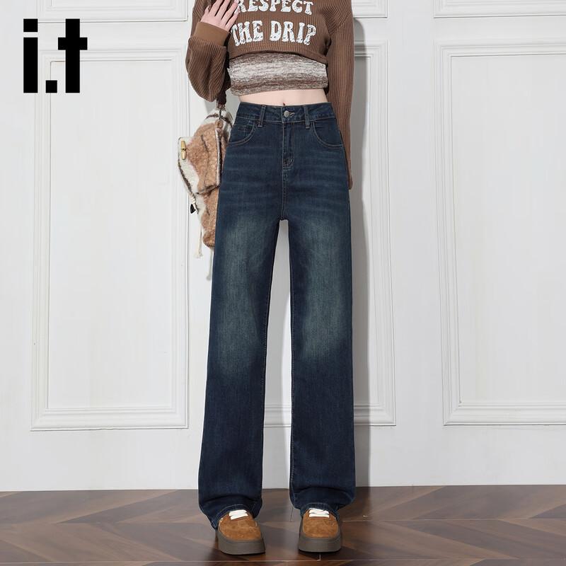 

Izzue IT Women s Retro Straight-Leg Denim Jeans 30