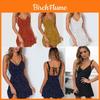 Abito estivo boho da donna con stampa floreale, scollo a V, per feste serali, da spiaggia, corto, mini, prendisole
