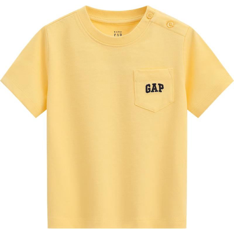 Gap Toddler Embroidered Logo Pocket Cotton Short Sleeve T-Shirt