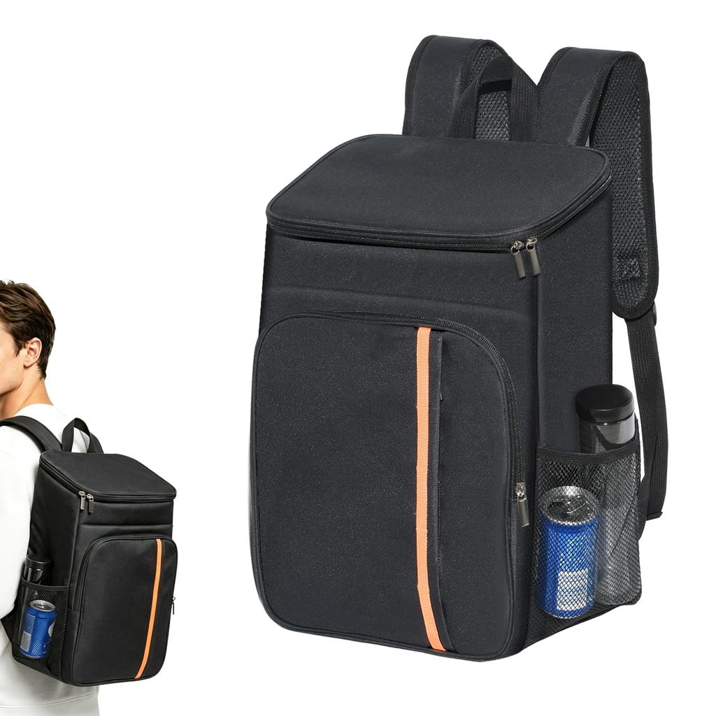 Leehuwai Insulated Cooler Cooler Soft Handbag Shoulder Thermal Extra Thick for Outdoor Sports Backpack, Bag, Box, Cooler, Foldable, Compact,