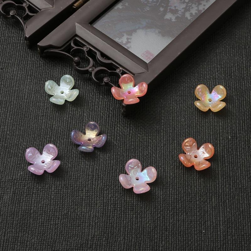 

20 шт. Цена Акриловые Имитационные Лепестки Четыре Лепестка Цветочные Вазы Аксессуары Ручной Работы Diy Древние Ветер Аксессуары Материалы Для Шпильки Hanfu 20pcs x 1 bag