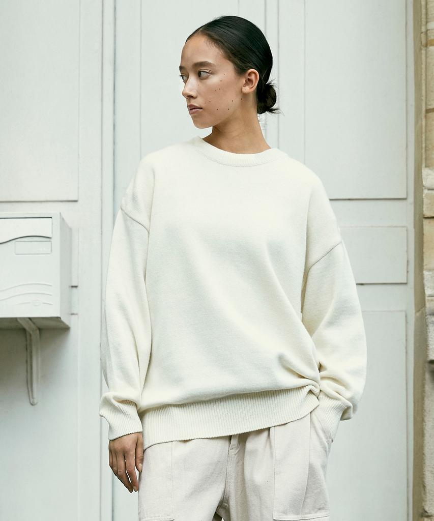 MINIMALPROJECT Wool Embroidered Round Knit Mnt103 / 5 Colors