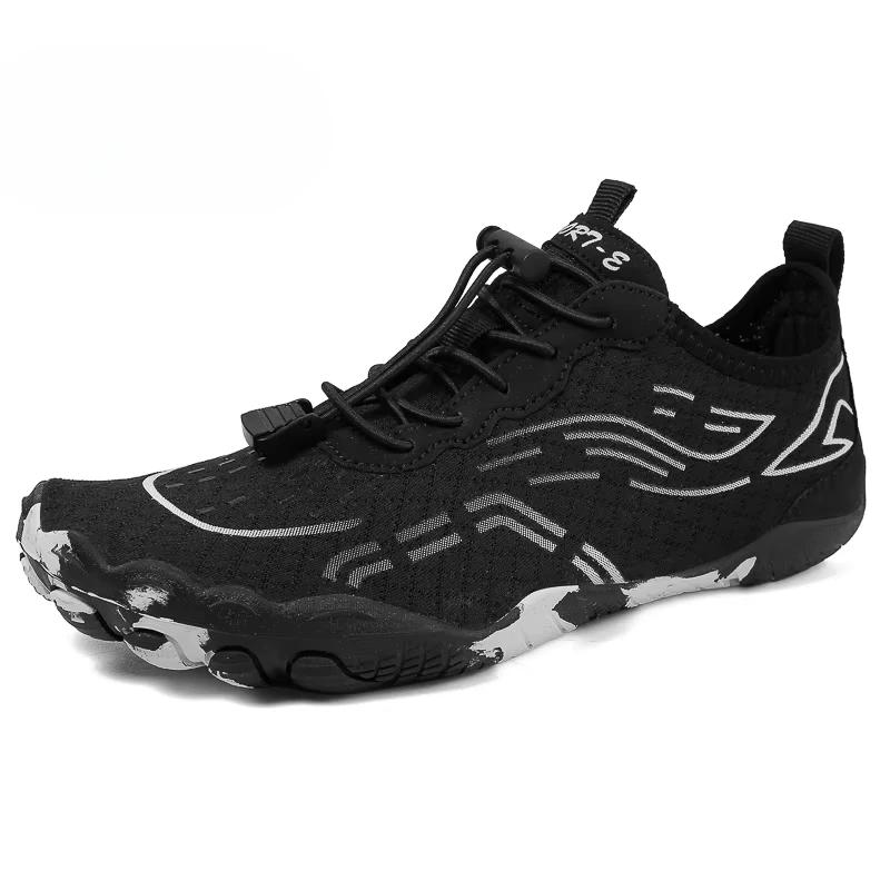 Fashion Men Beach Swimming Shoes Women's Quick-drying Water Boots Fitness Sports Sneaker Couple Wading Barefoot Color Aqua Shoes