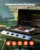 VEVOR Carbon Steel Griddle, 22x16 inch Universal Flat Top Rectangular Plate, Gas Grill Griddle for BBQ Grill, Teppanyaki, Portable Family Cookware
