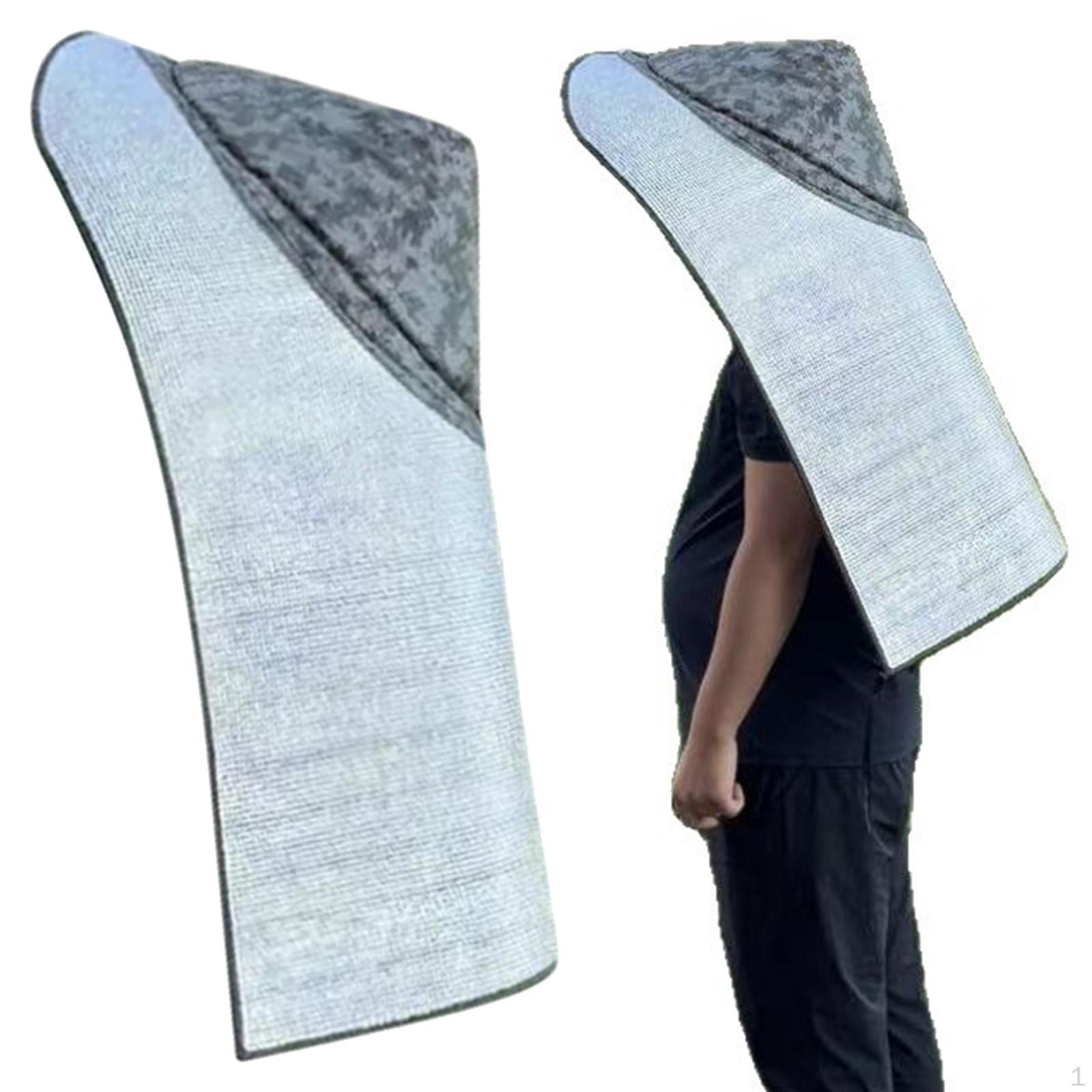 

Уличная шляпа Солнечные шляпы Конусные шляпы Дождевик Дышащая Широкие поля Капюшон Накидка Защита для