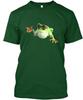Funny Nature-loving Frog In Goggles TTshirt Made In the USA Size S To 5XL