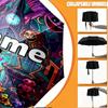Custom Name Personalized Poppy Playtime Print Umbrella, Auto Open Close, 8‑Rib Sturdy Frame, Commute Camping Hiking Use, Birthday Gift