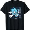 Sonic The Hedgehog Game On! Gold Rings Vintage Grid T-Shirt