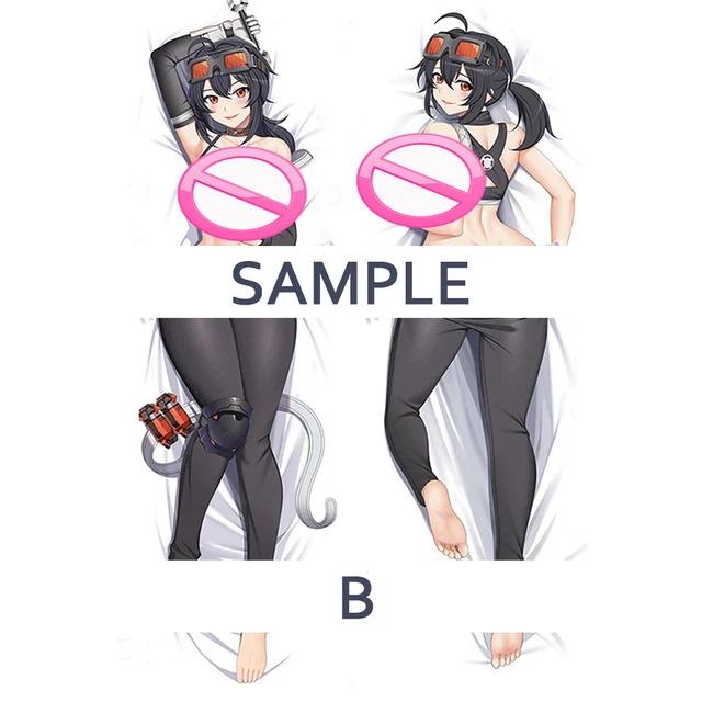 Dakimakura Zenless Zone Zero Ellen Joe - Funda de almohada con estampado de doble cara sin censura Dakimakura
