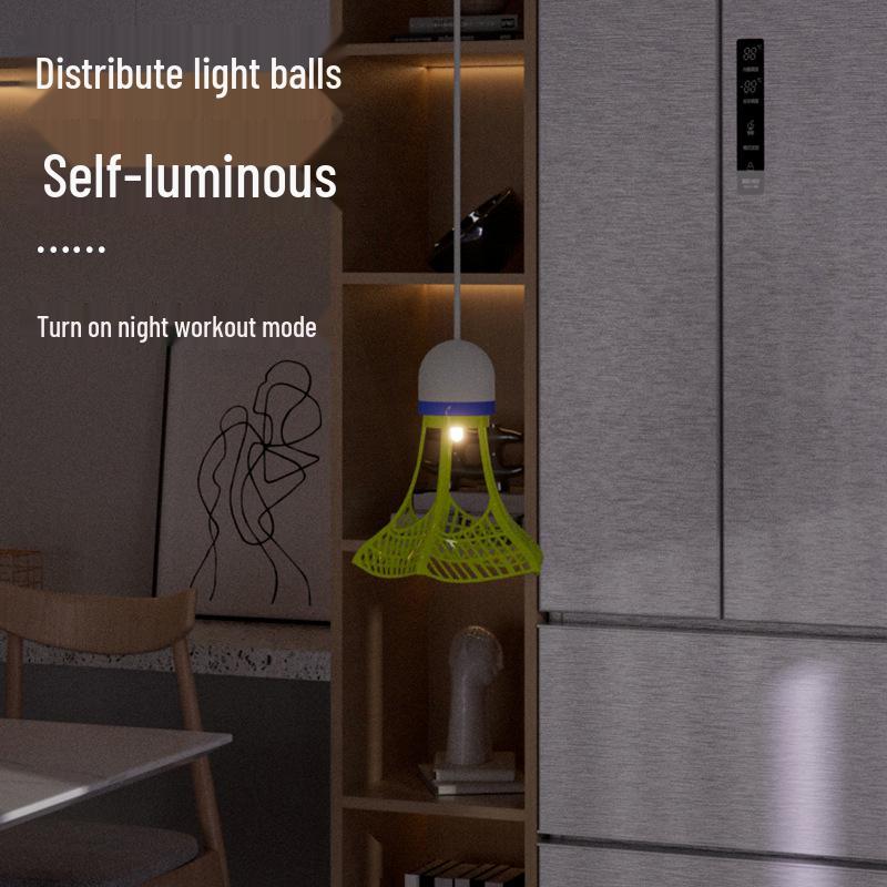 Elastic Rebound Badminton Trainer for Solo Play - Suitable for Children and Adults, Indoor and Outdoor