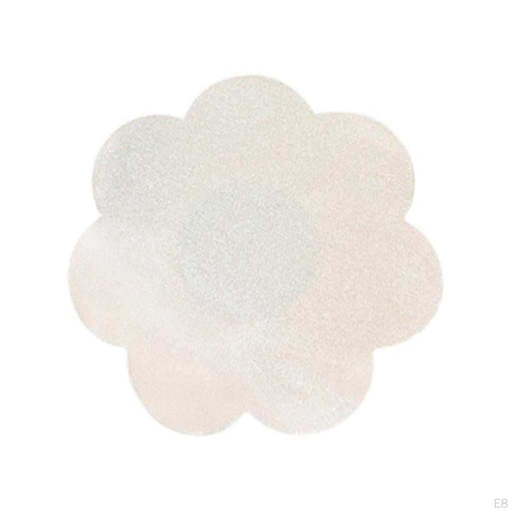 10 Pieces Nipple Cover Breast Covers Invisible Tape Pad Soft Seamless Petals