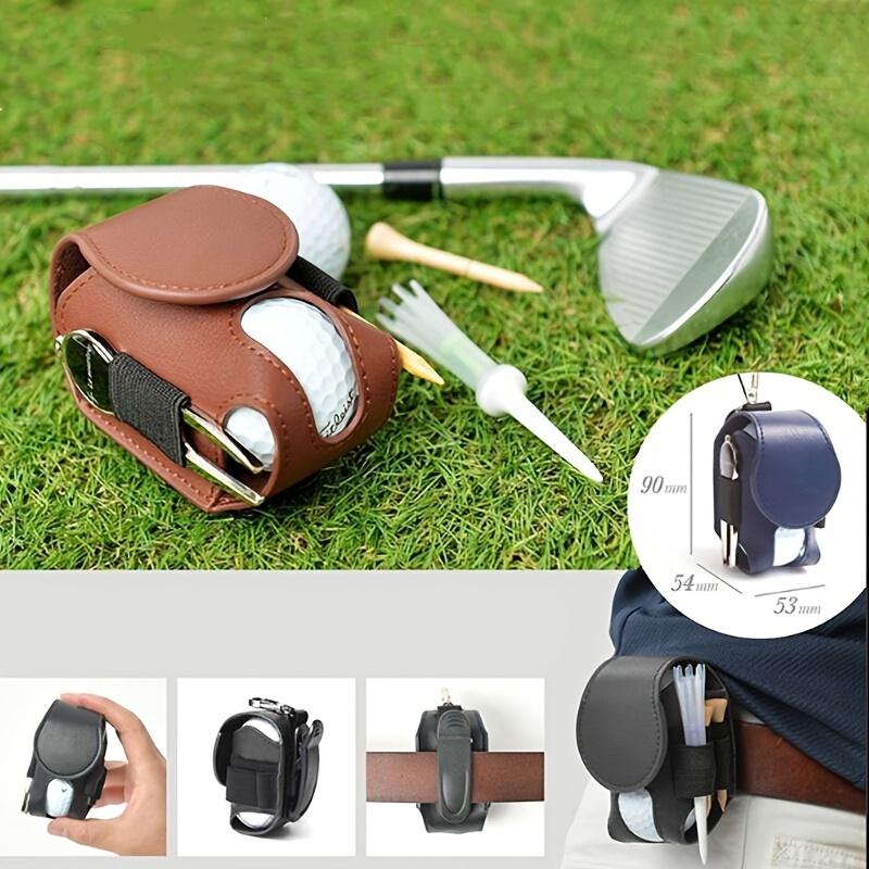 1PC Waist-Belt Golf Ball Bag professional Golf Ball Waist Pouch Portable Mini Golf Bag Durable Stylish Design for Golf Enthusiasts