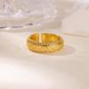 Medieval Diamond-set Crushed Ice Ice Full Diamond Ring for Women's Simple Light Luxury Temperament Super Flash Personalized Ring