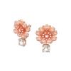 Gold Plated Stud Earrings Women's 5615101