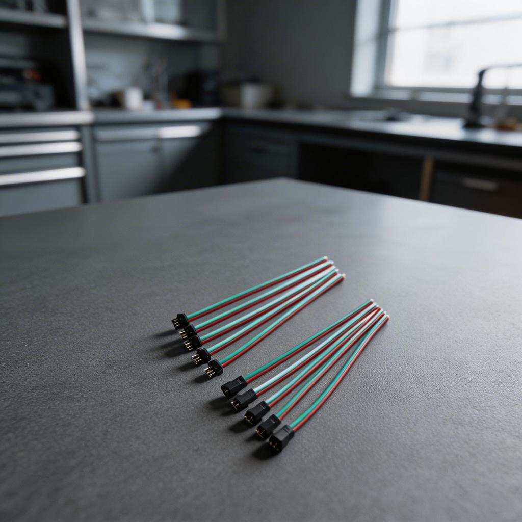 15cm Wire Connectors Wire Female Male Connectors For DIY LED Projects 20AWG Wires Lightweight Plastic And Metal