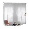 Lace Curtain Gauze Finished Warp Knitted Yarn French Korean American Pastoral White Gauze Curtain Door Curtain Bay Window Bedroom