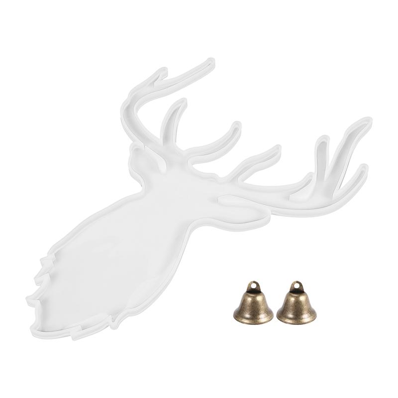 

M-Современный-Голова Оленя Силиконовая Форма Рождество Рога Силикон Эпоксидная Заливка Для Настенного Крепления DIY Украшения Искусство Поделки Набор Для Изготовления