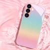 New Sparkle Powder Pattern PhoneCase Glass PhoneCase for Samsung Galaxy S26 S25 S24 S23 S22 S21 FE Ultra Plus Girls' Version